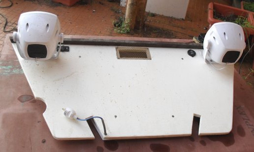 La tablette multimédia vue de derrière